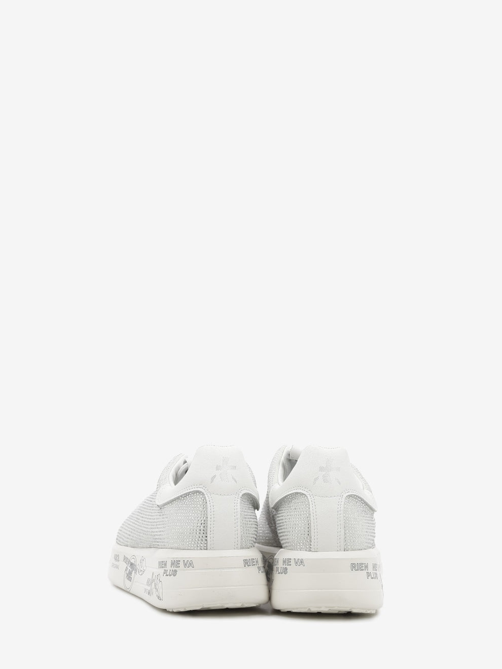 Sneakers Belle bianco glitter