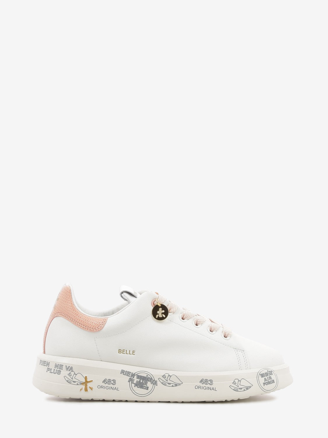 Sneakers Belle bianco / rosa