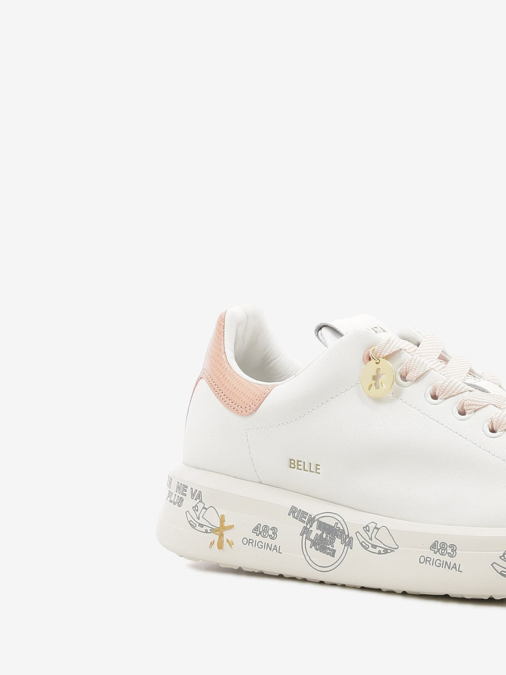 Sneakers Belle bianco / rosa