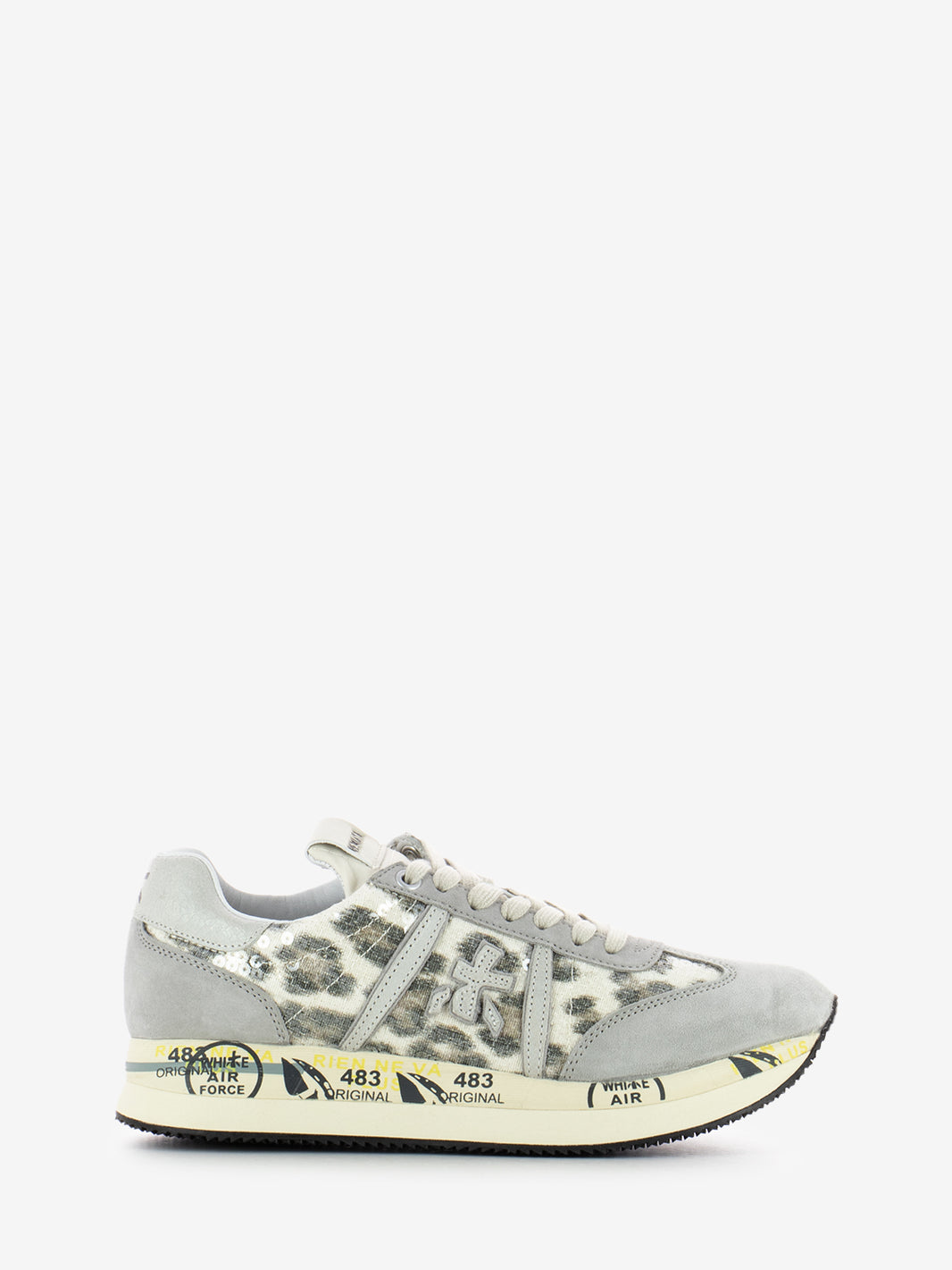 Sneakers Conny beige / animalier leopard