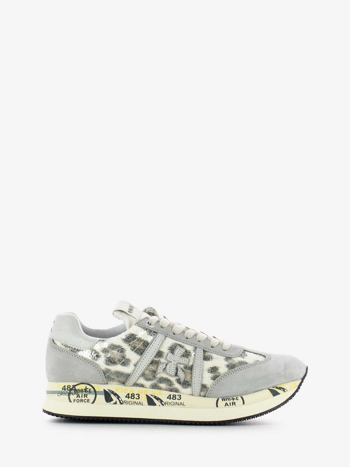 Sneakers Conny beige / animalier leopard