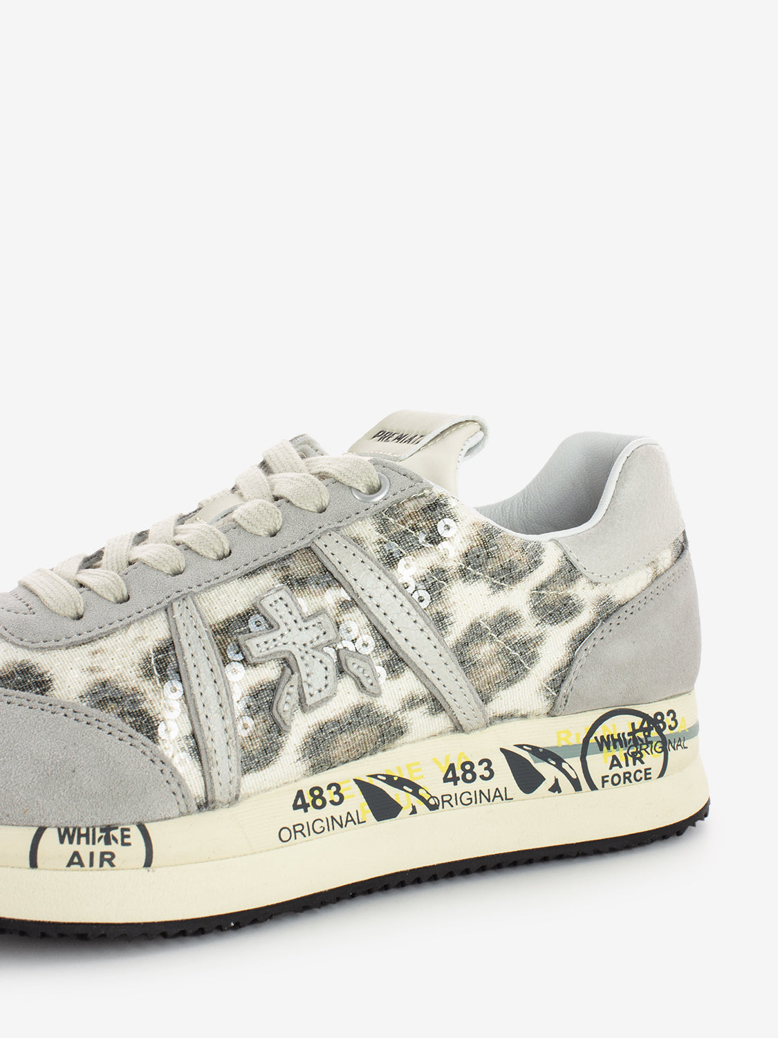 Sneakers Conny beige / animalier leopard