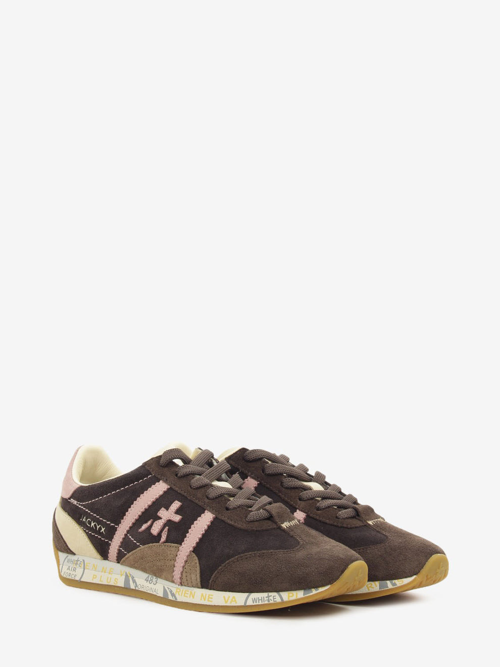 SNEAKER JACKY25D BROWN/PINK JACKY25D_8626
