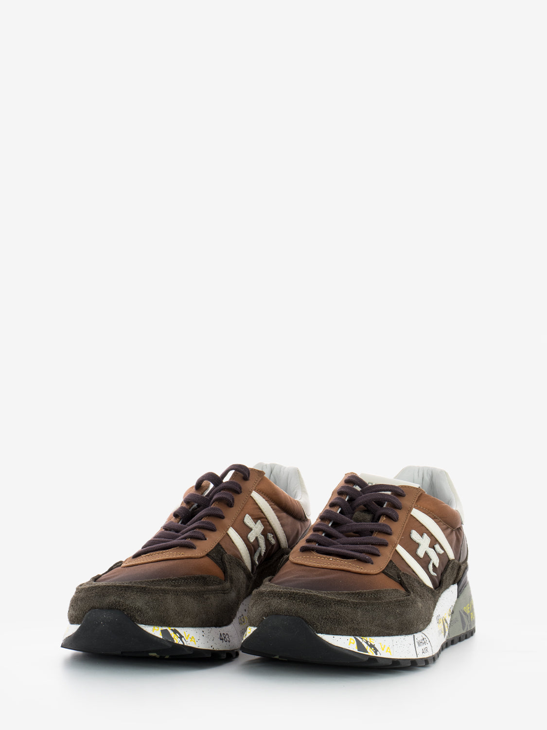 Sneakers Landeck 6405 brown / orange