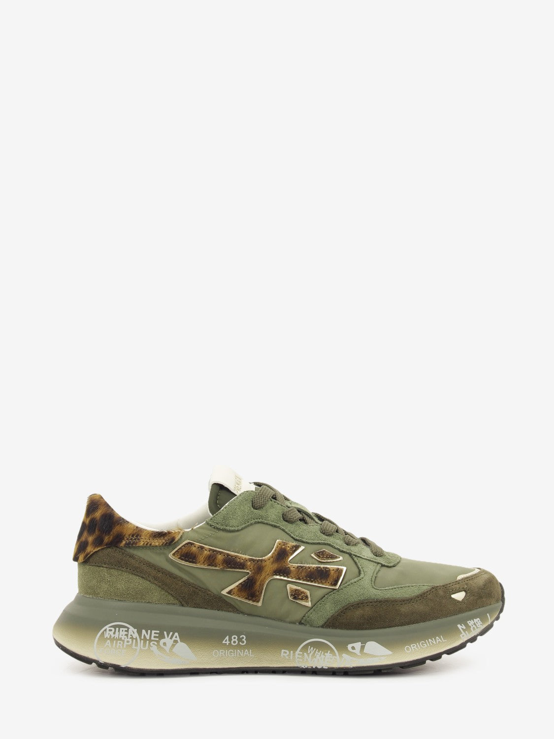 SNEAKER LAURYN GREEN/ANIMAL PRINT LAURYN_7790
