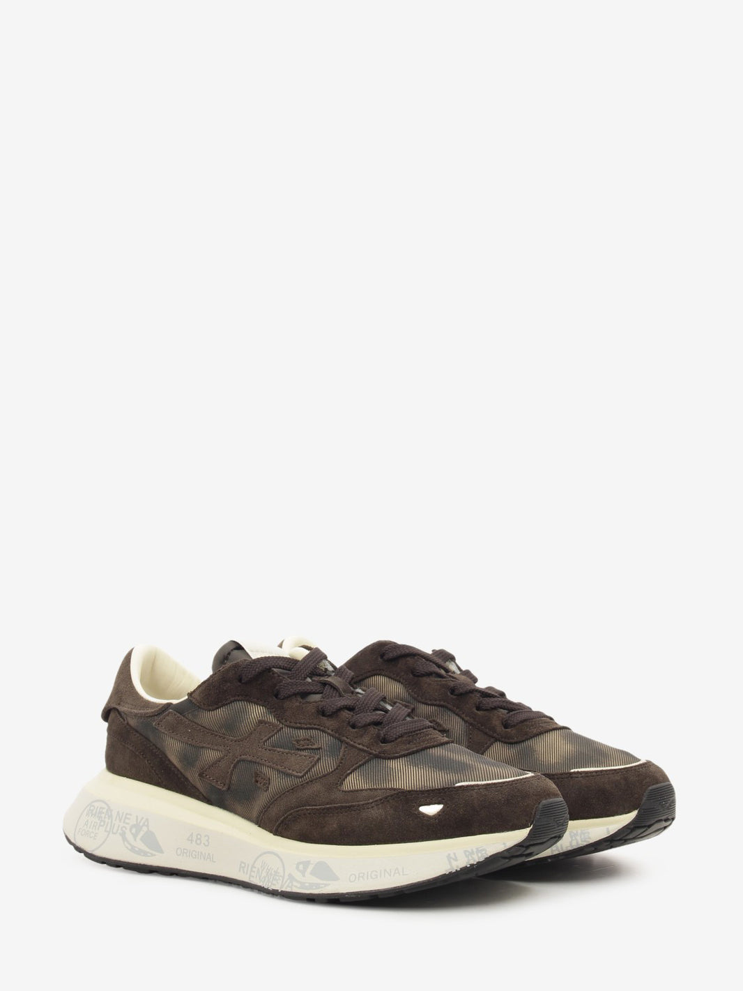 Sneakers Lauryn 8548 brown / animalier leo