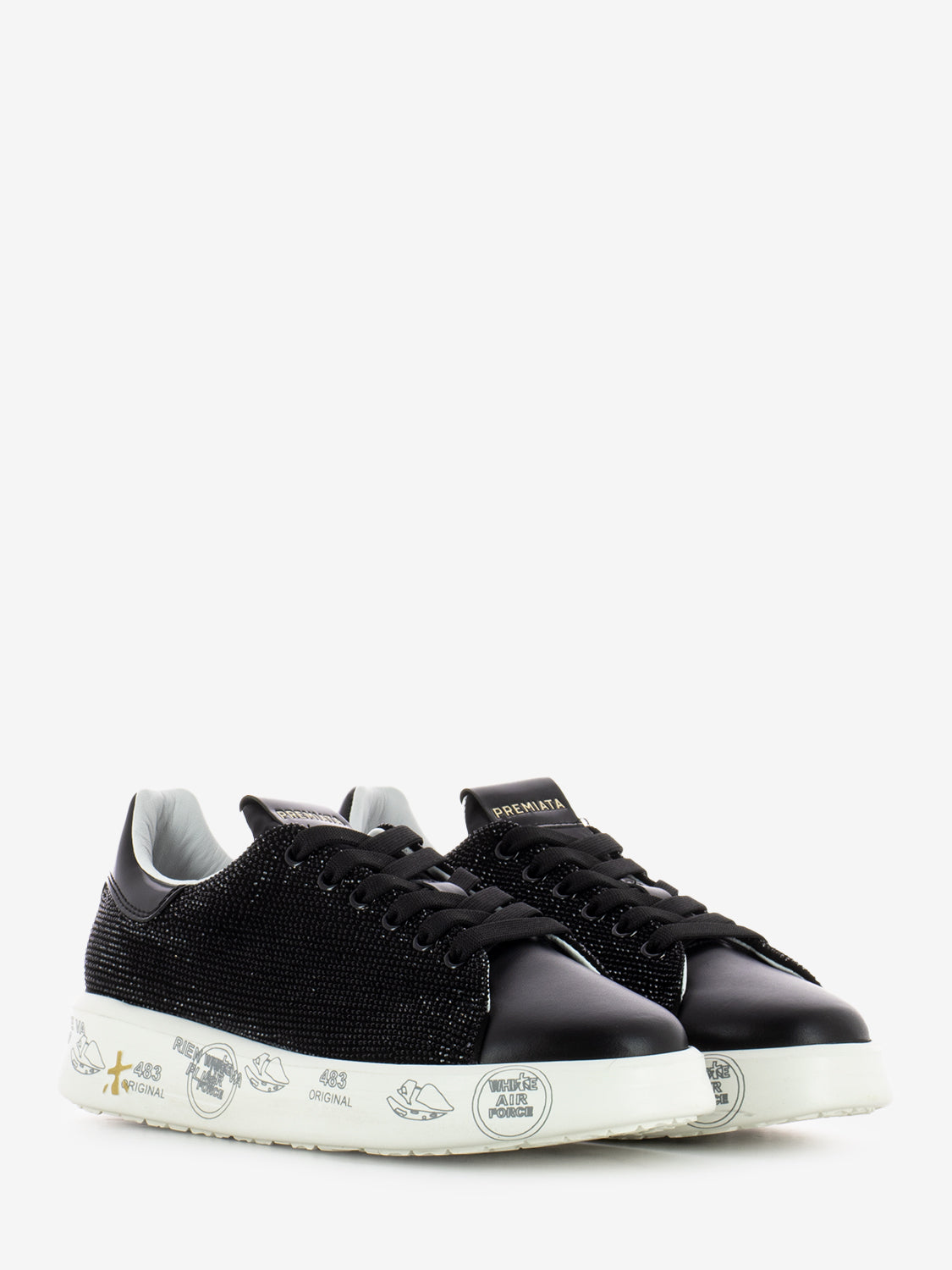 Sneakers leather Belle black