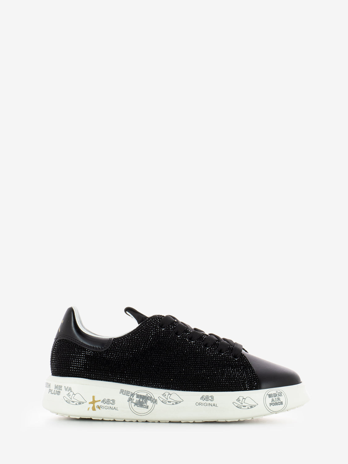 Sneakers leather Belle black