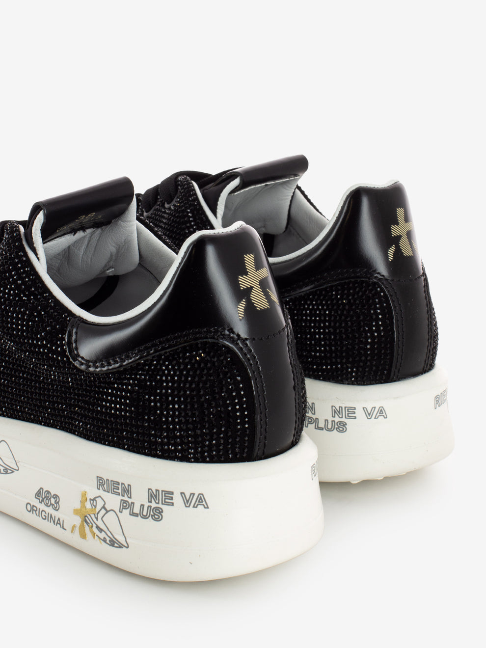 Sneakers leather Belle black