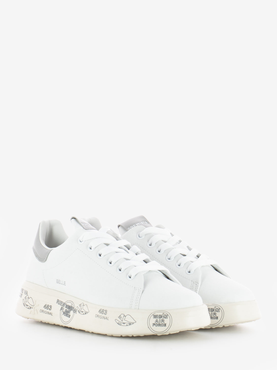 Sneakers leather Belle white