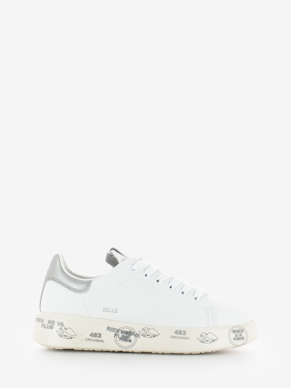 Sneakers leather Belle white