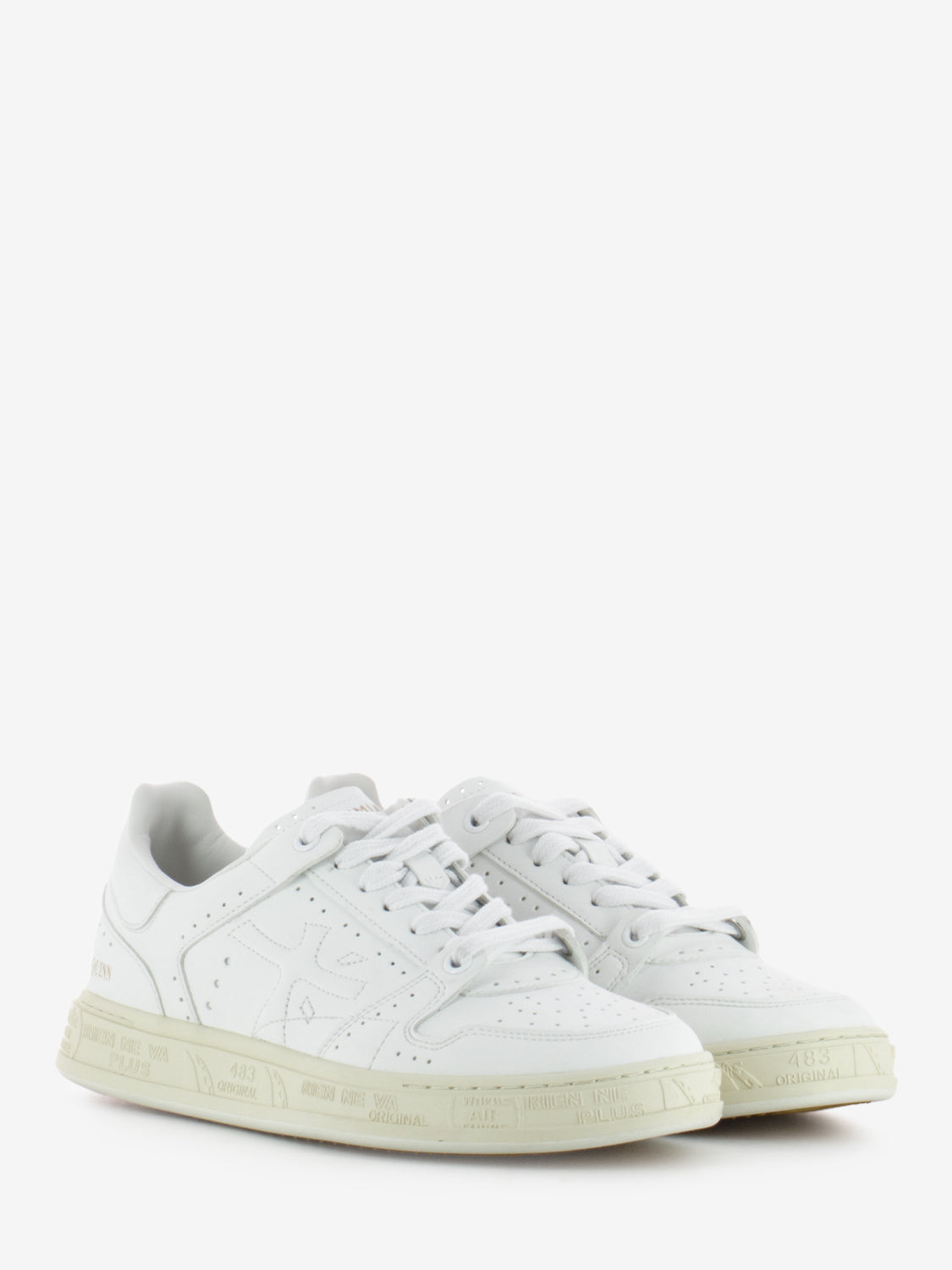 Sneakers leather Quinnd white