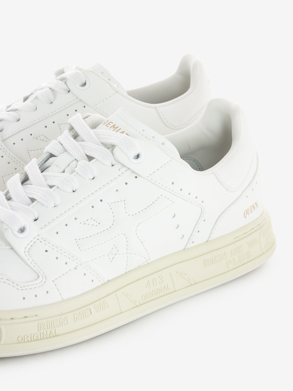 Sneakers leather Quinnd white