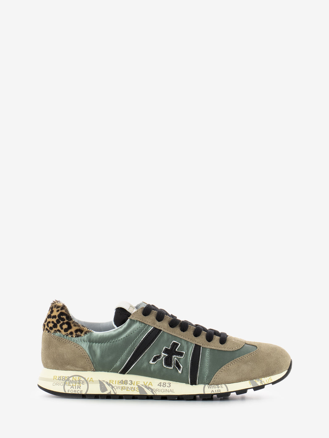 Lucyd 7019 green / beige sneakers