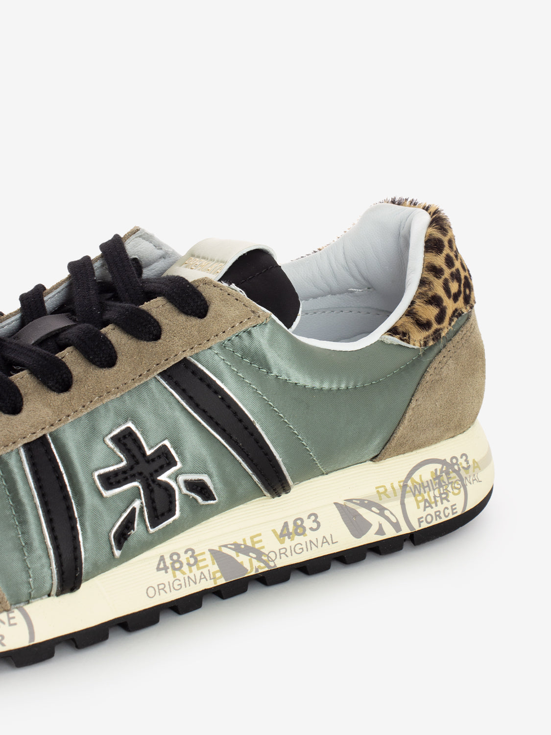 Lucyd 7019 green / beige sneakers