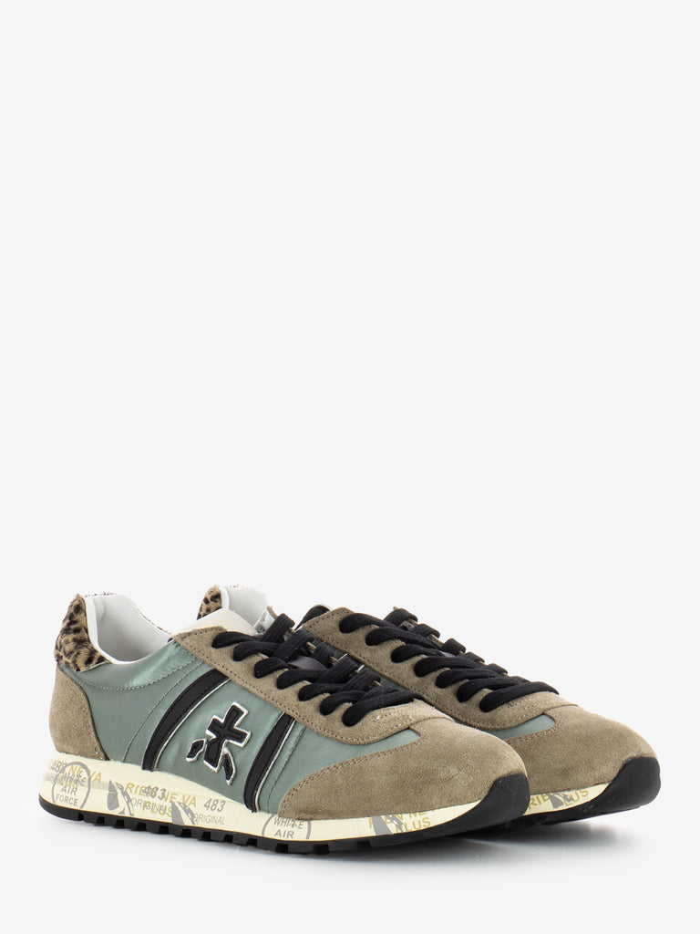 PREMIATA - Sneakers Lucyd var.7019 verde / beige