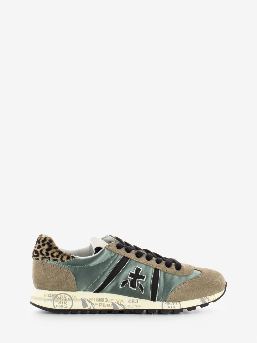 Sneakers Lucyd var.7019 verde / beige