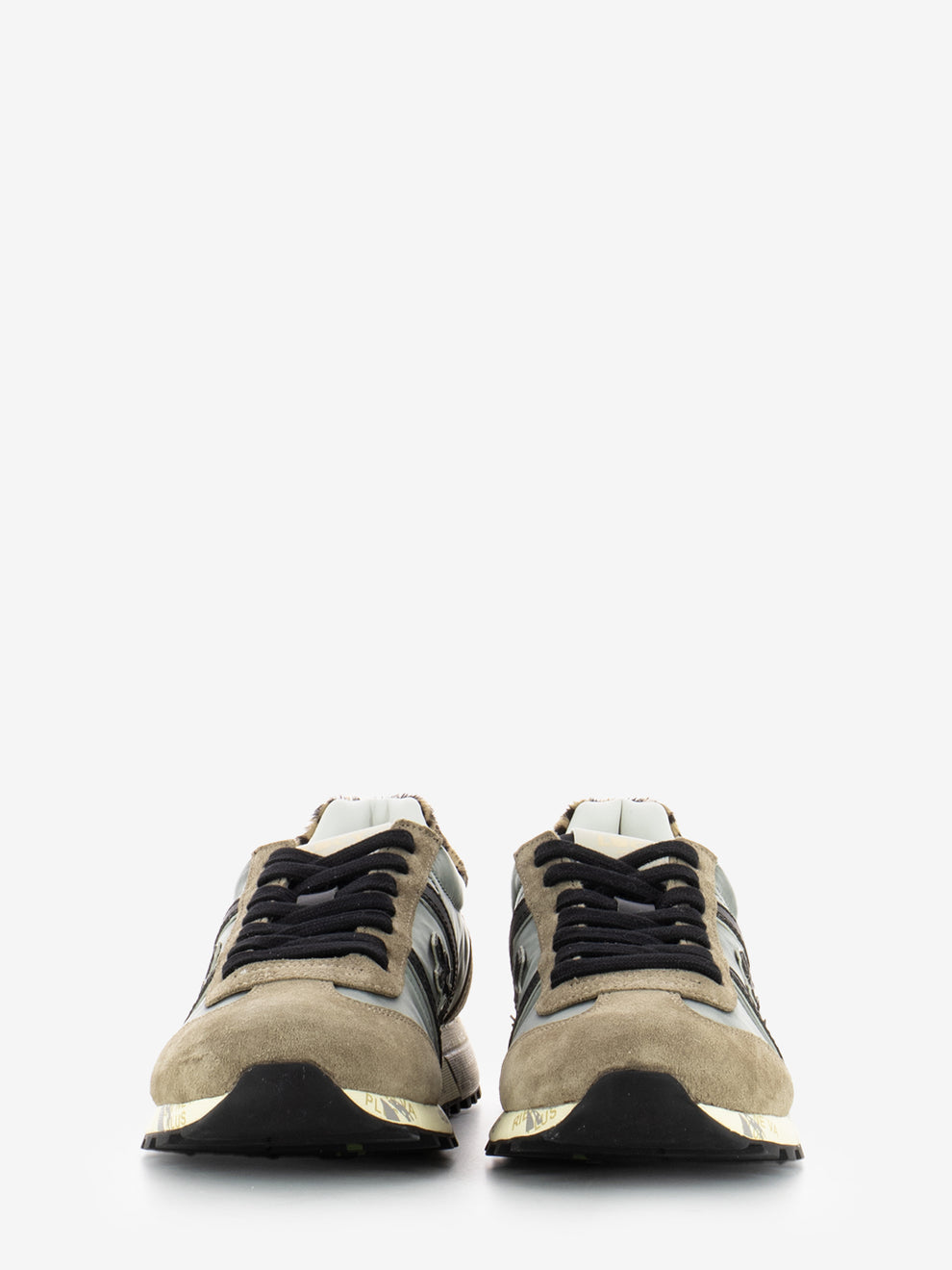 Sneakers Lucyd var.7019 verde / beige