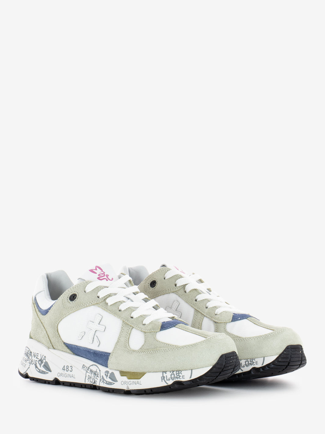 Sneakers Mase 6625 beige / bianco