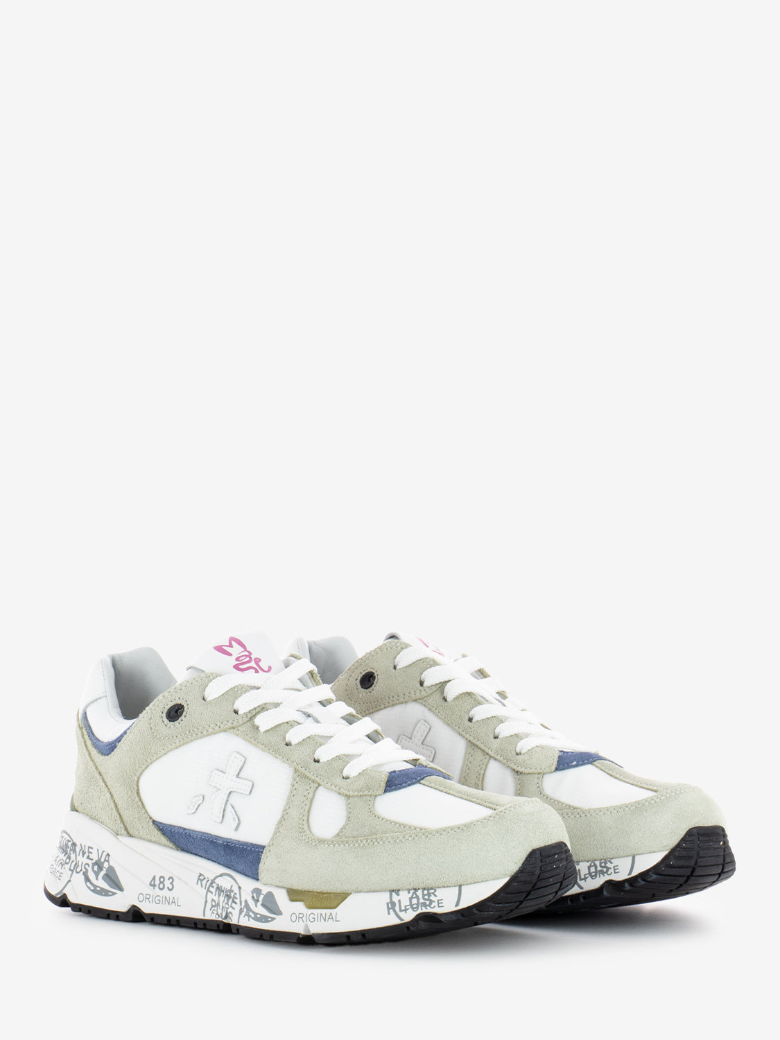 Sneakers Mase 6625 beige / bianco