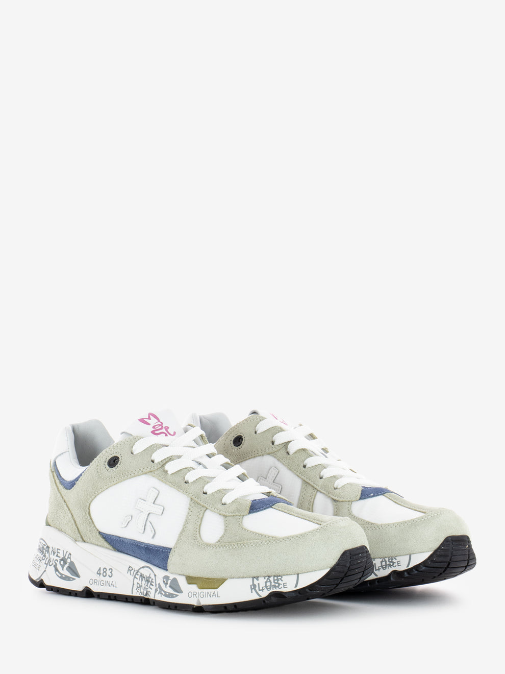 Sneakers Mase 6625 beige / bianco