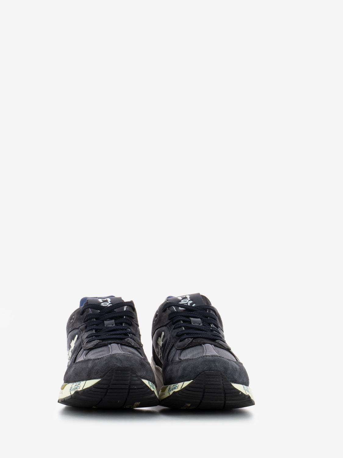 Mase dark blue / dark brown sneakers