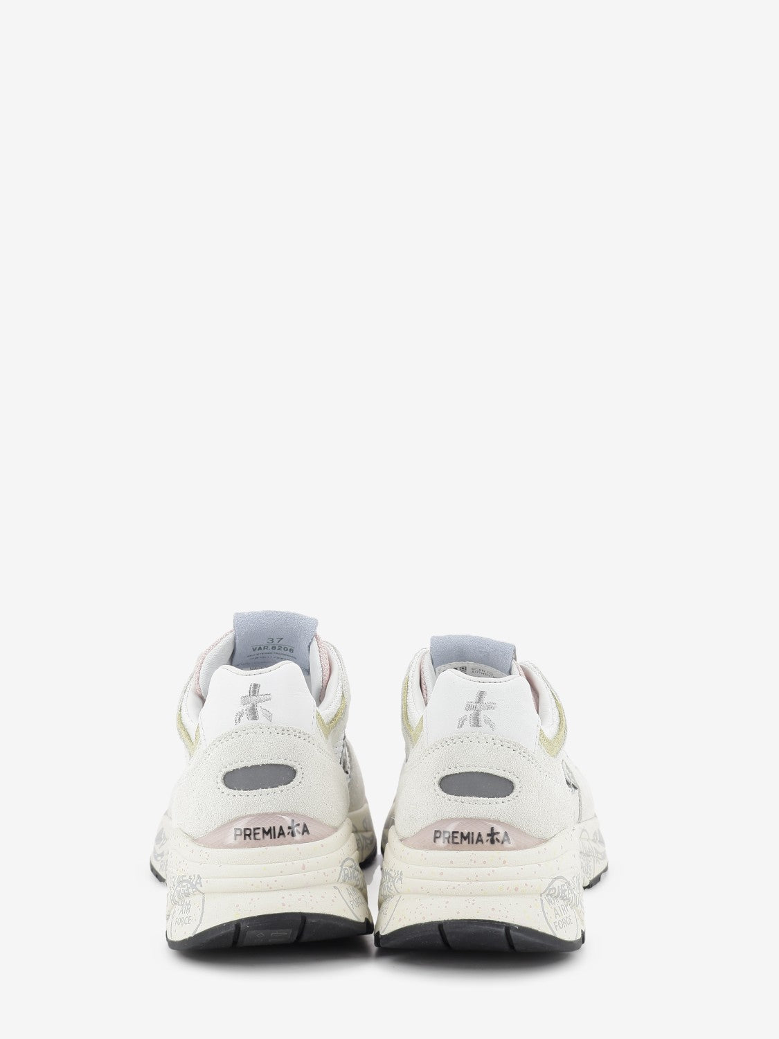 Mased off-white sneakers