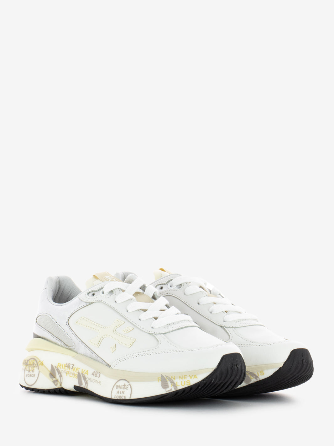 Sneakers Moerund white / silver