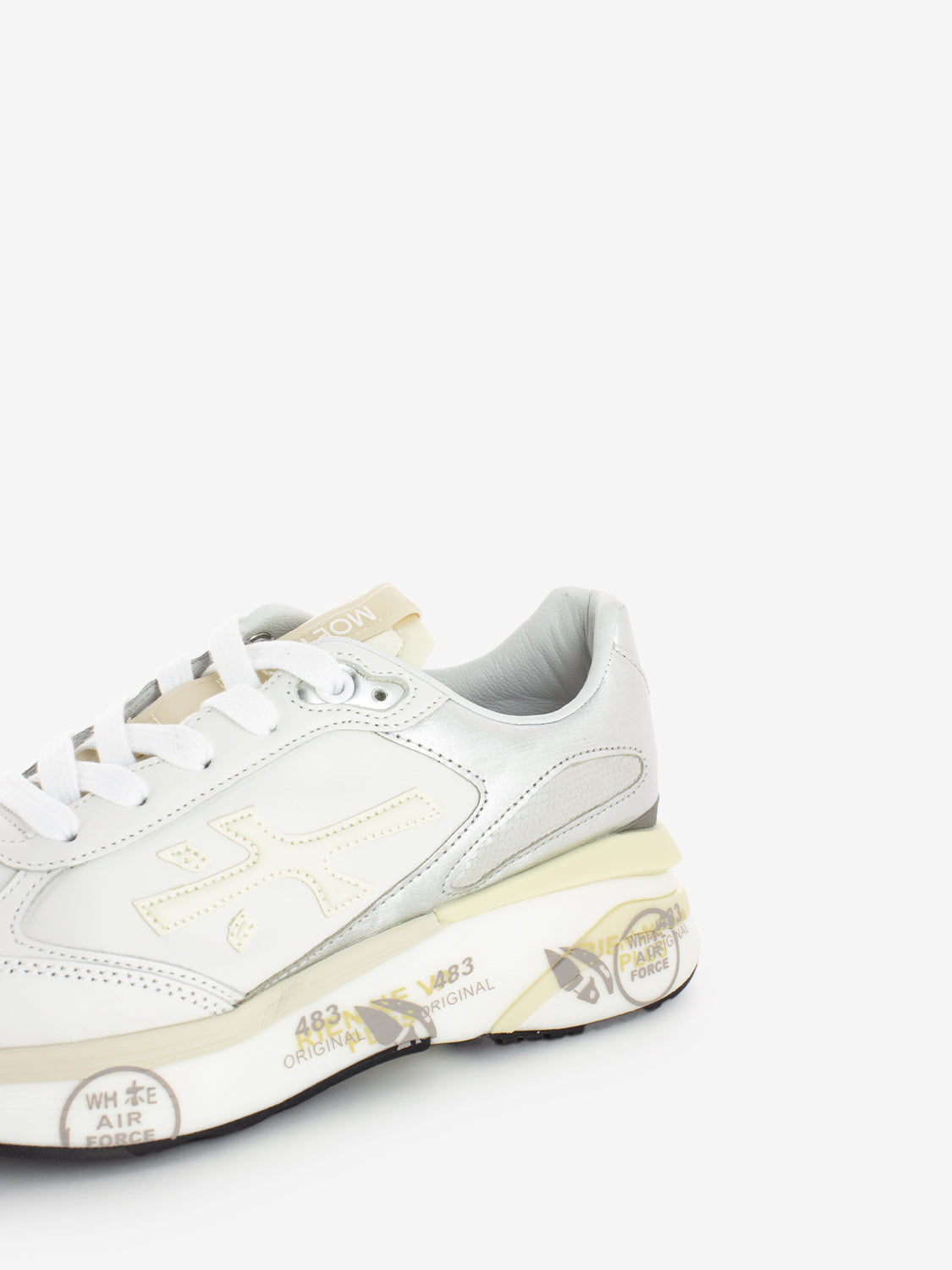 Sneakers Moerund white / silver