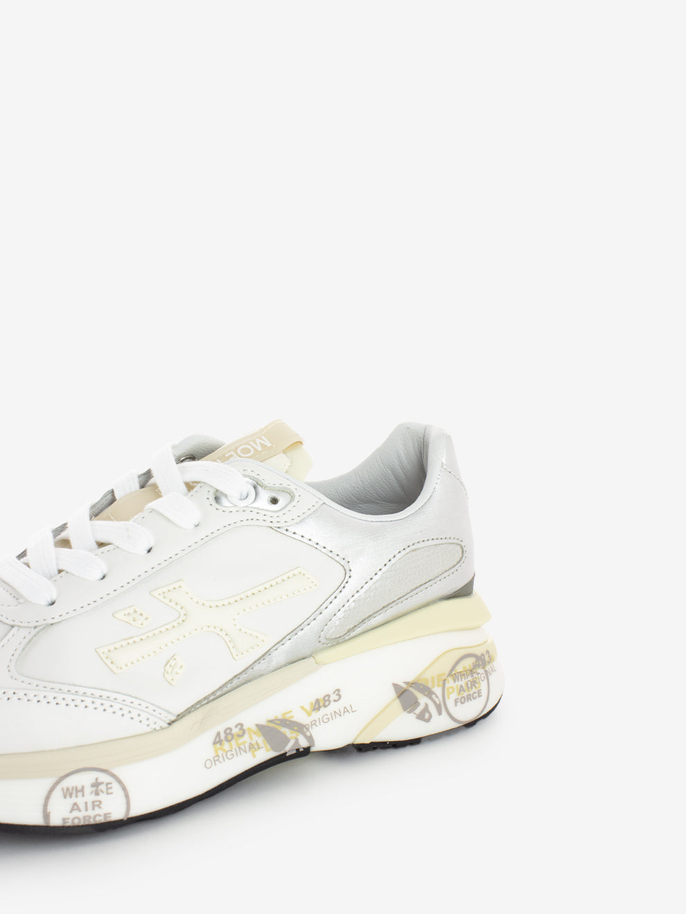 Sneakers Moerund white / silver