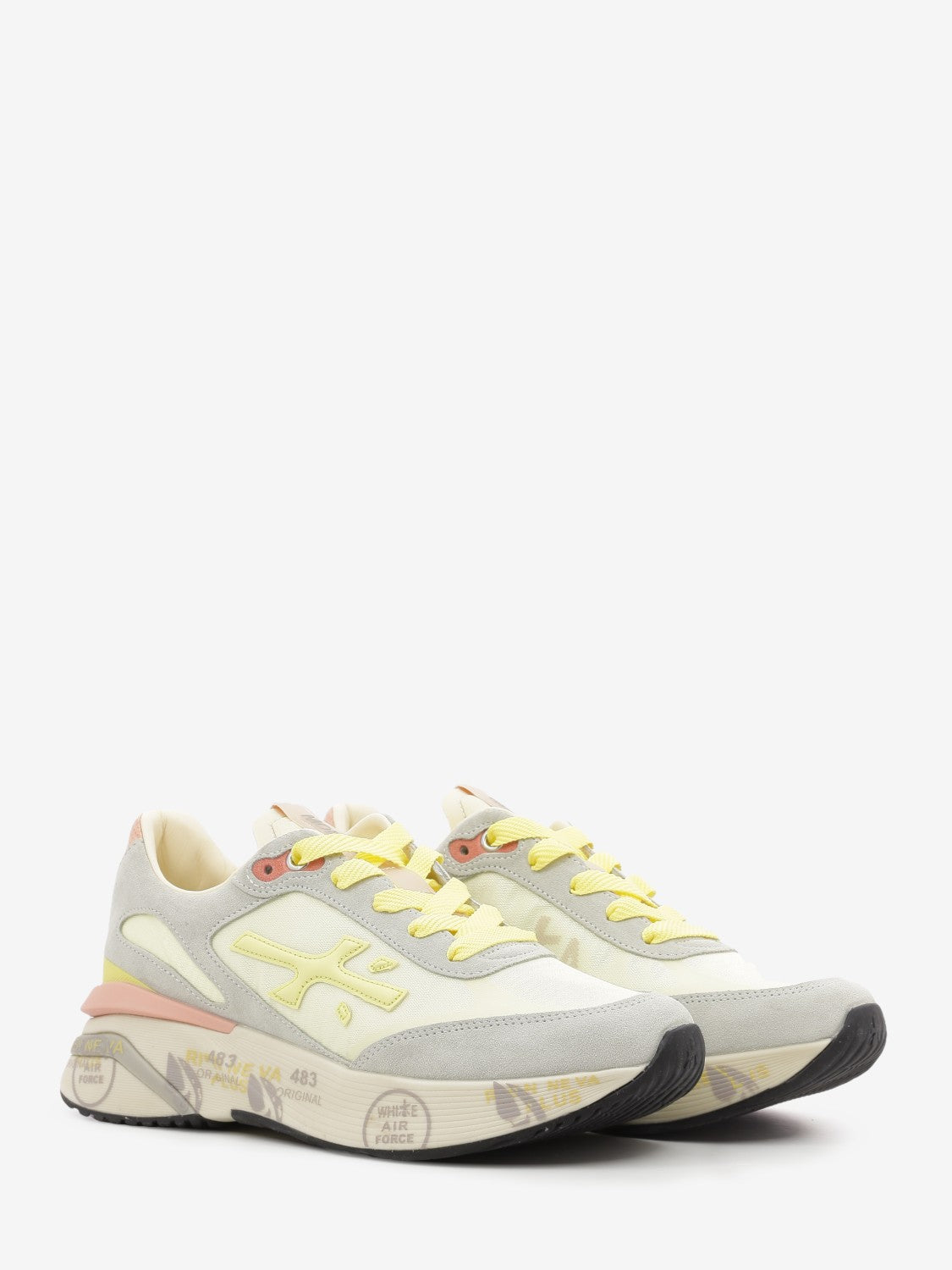Moerund yellow sneakers