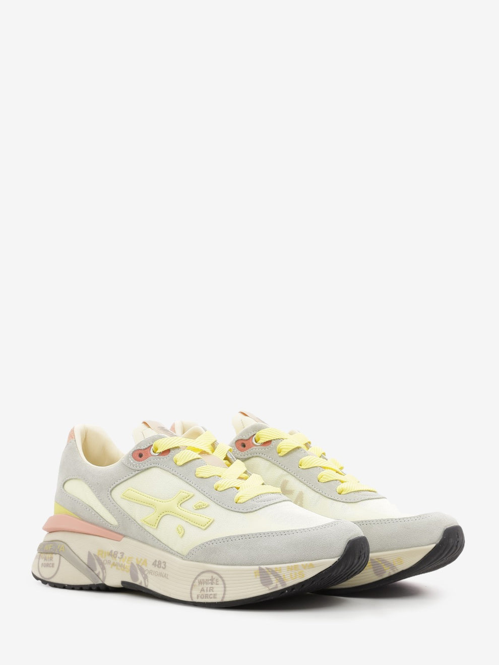 Moerund yellow sneakers