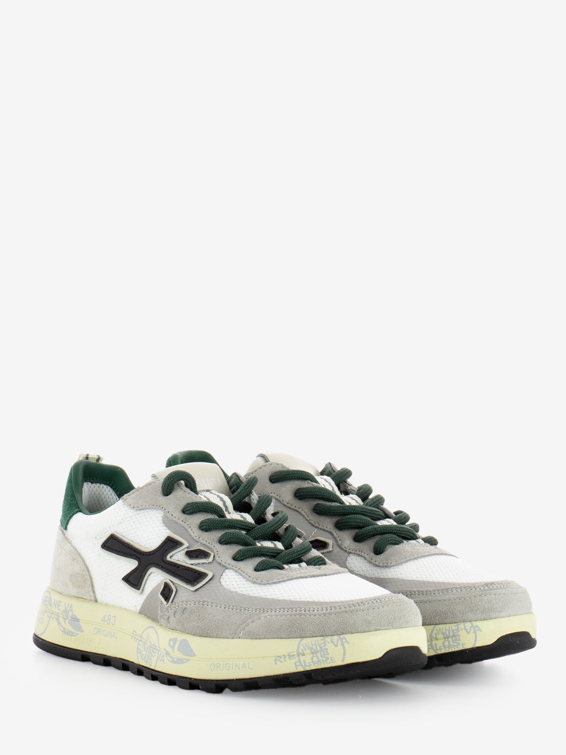 Premiata - Sneakers Nous white / green | STIMM