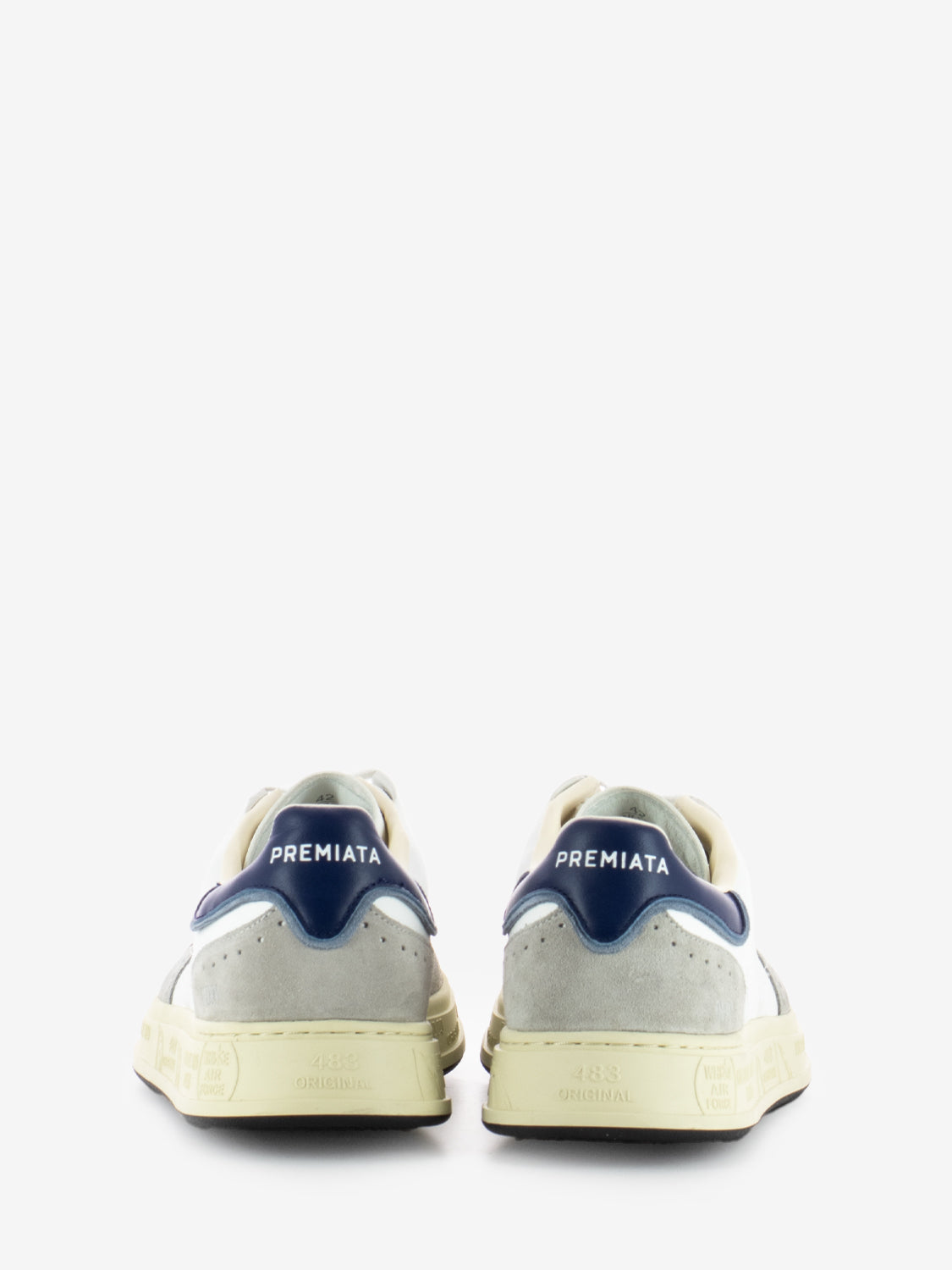 Premiata - Quinn Sneakers White / Blue | STIMM Premiata - Quinn Sneakers White / Blue | STIMM