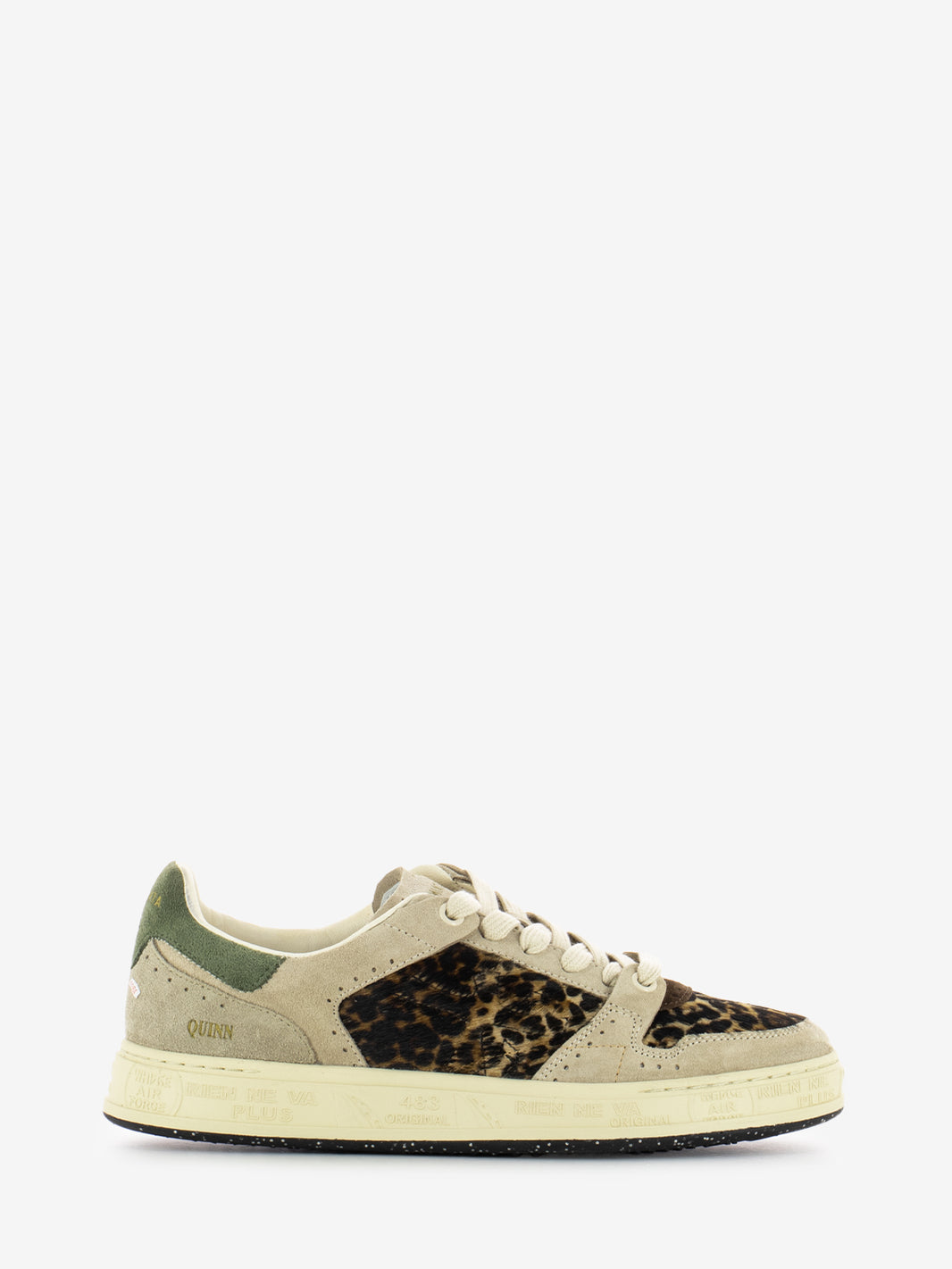 Sneakers Quinnd beige / animalier leopard