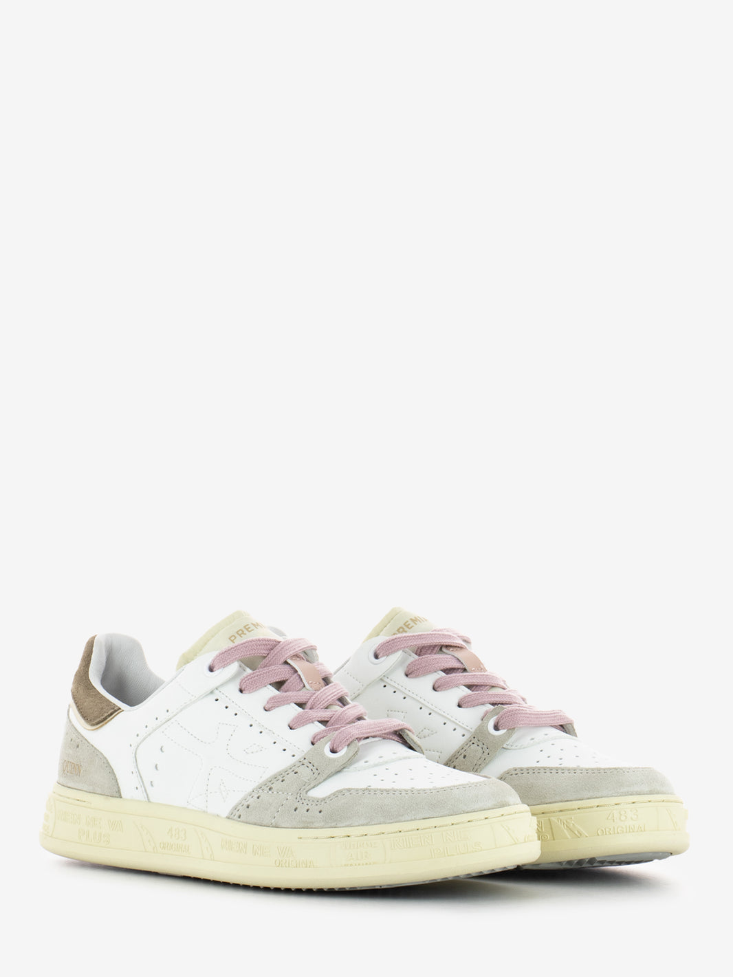 Sneakers Quinnd white / rosa