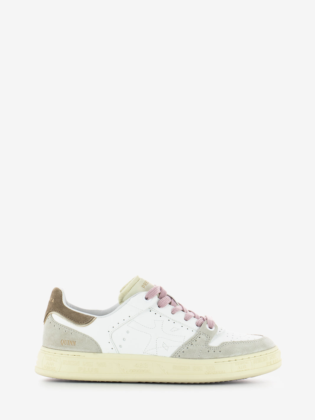 Sneakers Quinnd white / rosa