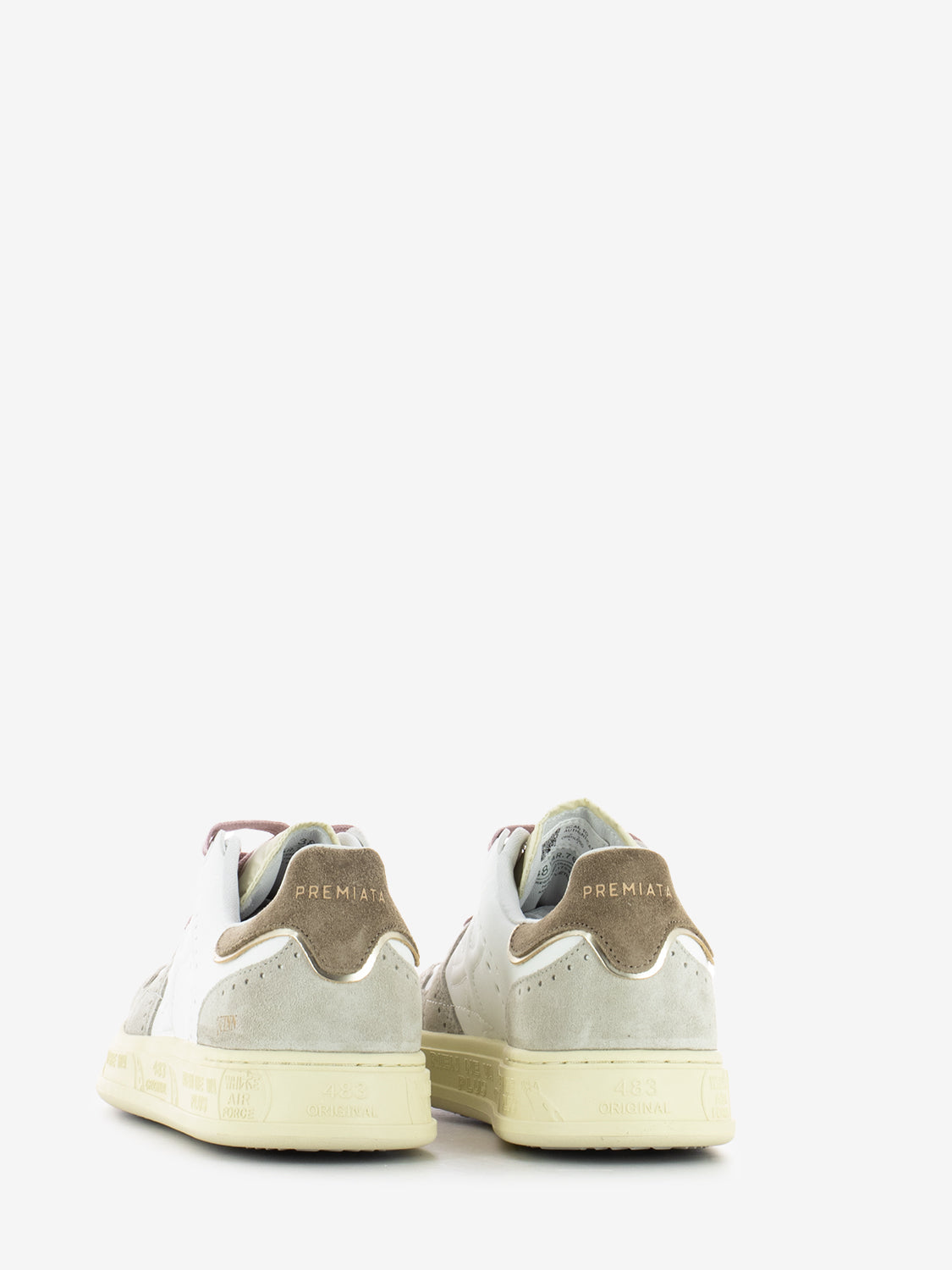 Sneakers Quinnd white / rosa