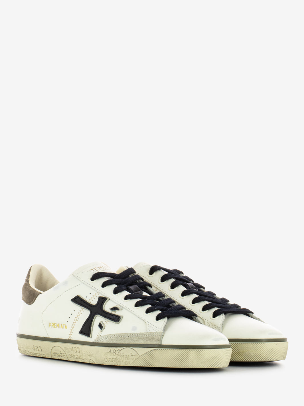 Steven white / black sneakers