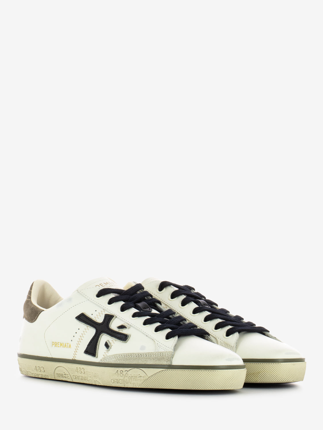 Steven white / black sneakers