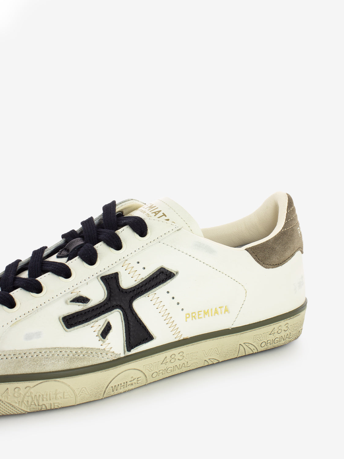 Steven white / black sneakers