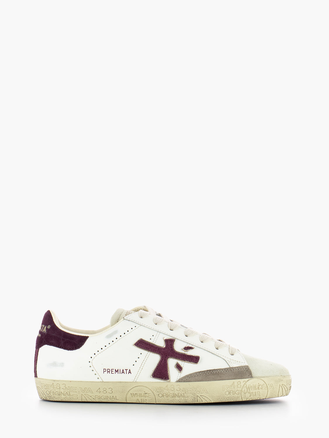 STEVEND OFF WHITE/RED SNEAKERS STEVEND_7604