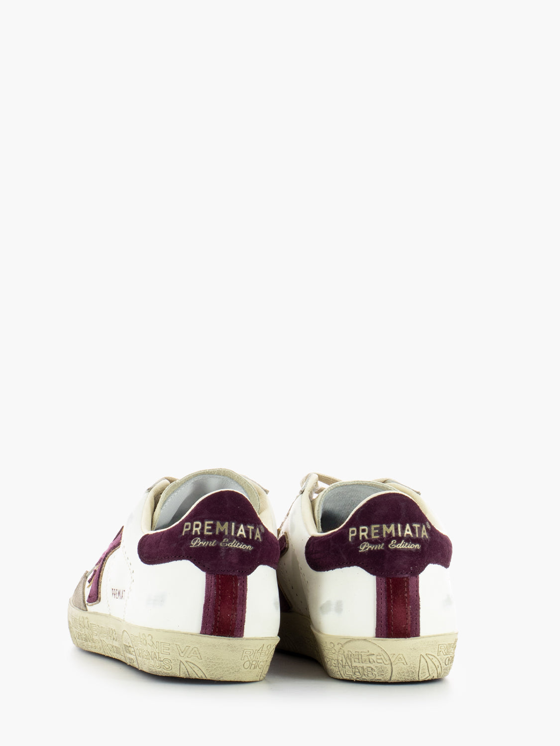 STEVEND OFF WHITE/RED SNEAKERS STEVEND_7604