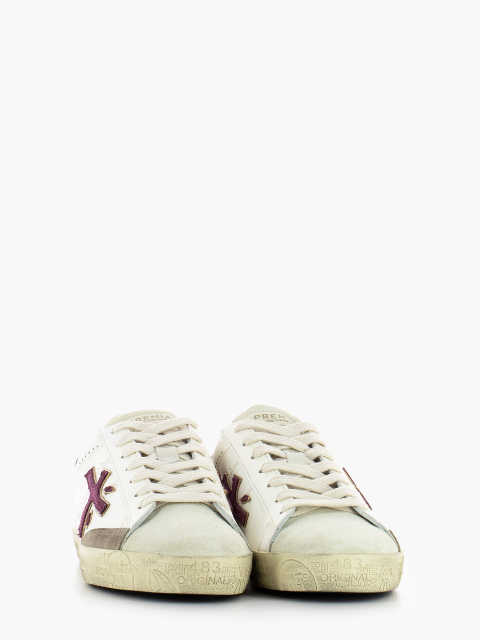 STEVEND OFF WHITE/RED SNEAKERS STEVEND_7604