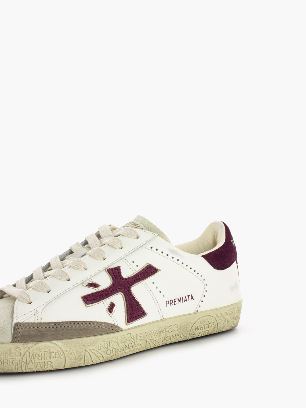 STEVEND OFF WHITE/RED SNEAKERS STEVEND_7604