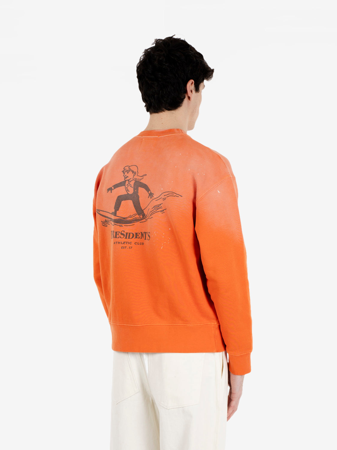 Crew sweater Mr.Surfer Painter mandarin