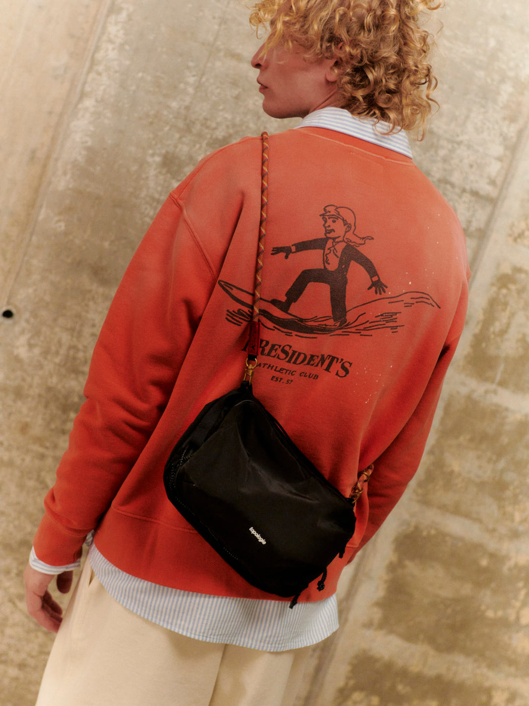 Crew neck Mr.Surfer Painter mandarin