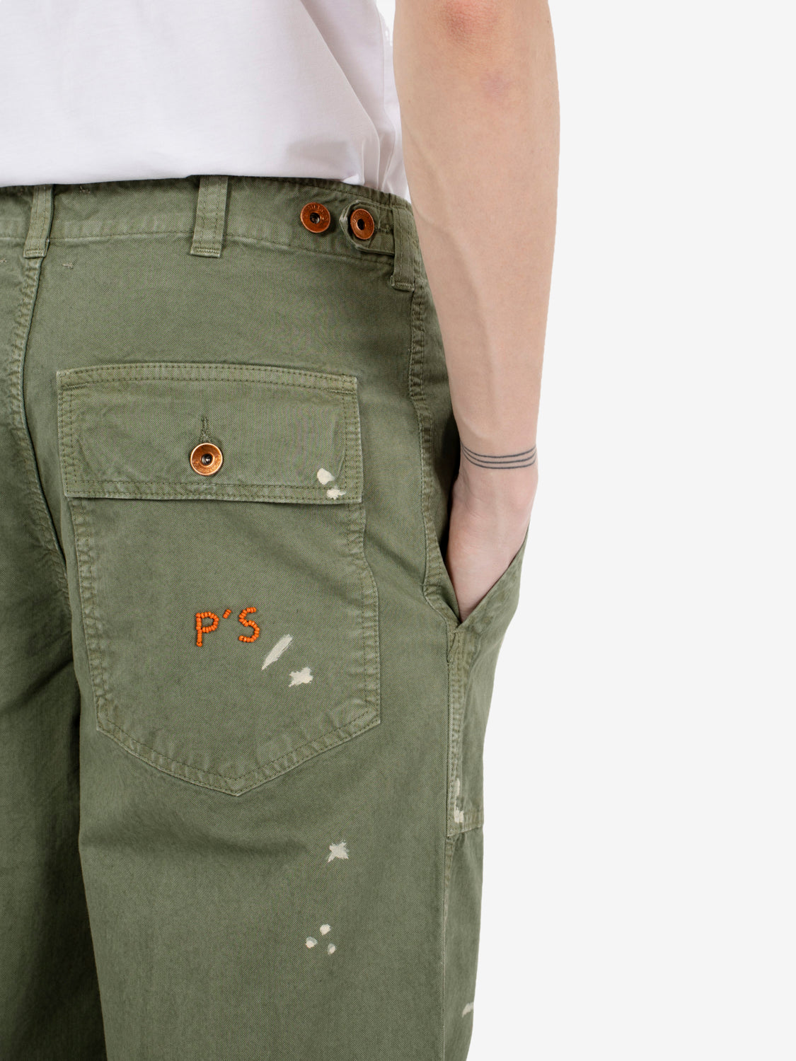 Fatigue original Slub cotton Dust olive