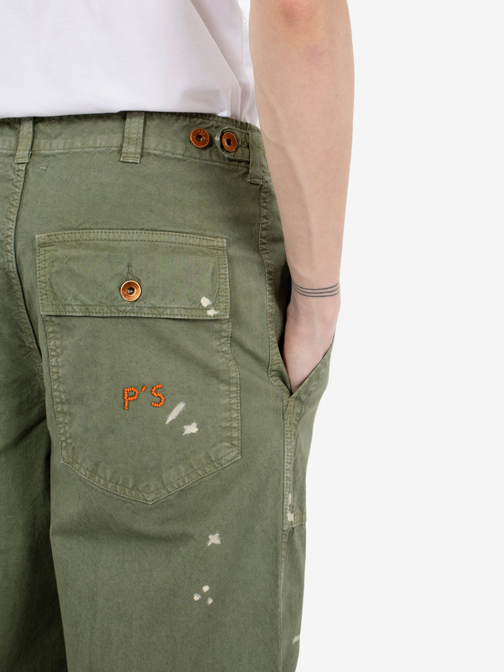 Fatigue original Slub cotton Dust olive