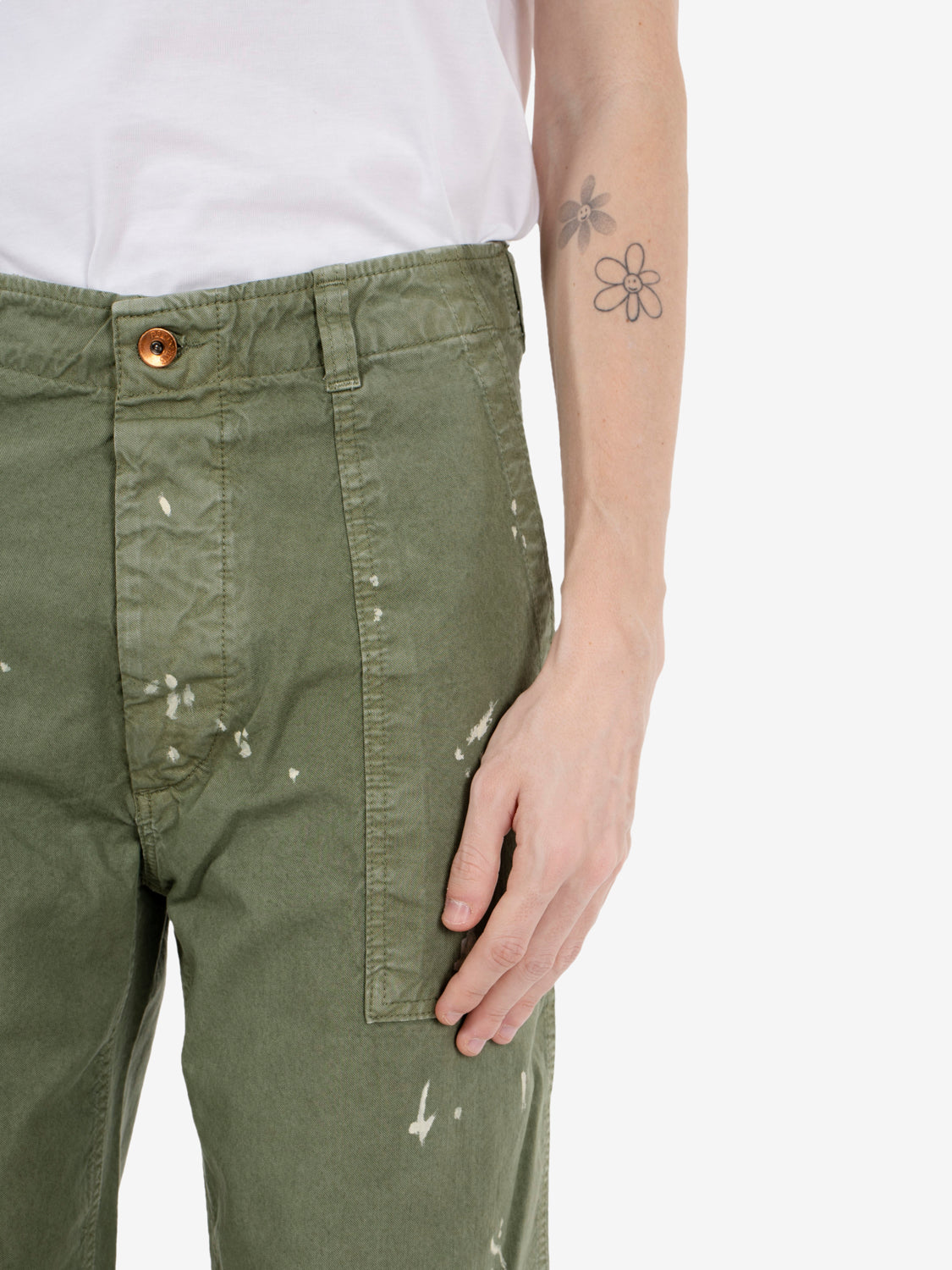 Fatigue original Slub cotton Dust olive